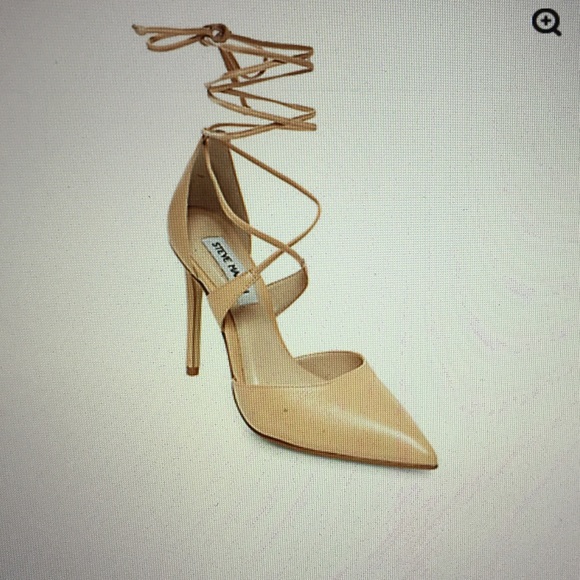NUDE STEVE MADDEN HEELS - Picture 1 of 4